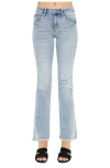 Official Kancan Usa Claire High Rise Bootcut Jeans In Light Wash