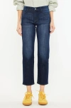 Official Kancan Usa Delvey Mid Rise Boyfriend Jeans In Dark Wash