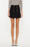 Official Kancan Usa Irene High Rise Pleated Mini Skort In Black