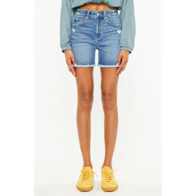 Official Kancan Usa Marla High Rise Shorts In Medium Wash