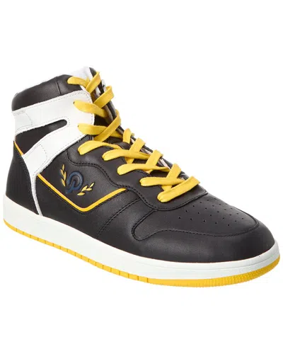 Official Program Ctm-40 Leather High-top Sneaker In Yellow