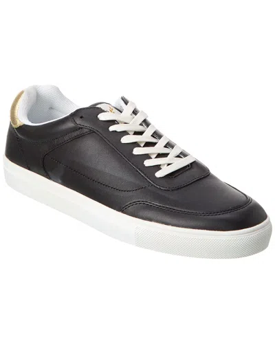 Official Program Clean Cupsole Camo Sneaker In Black/ Gold