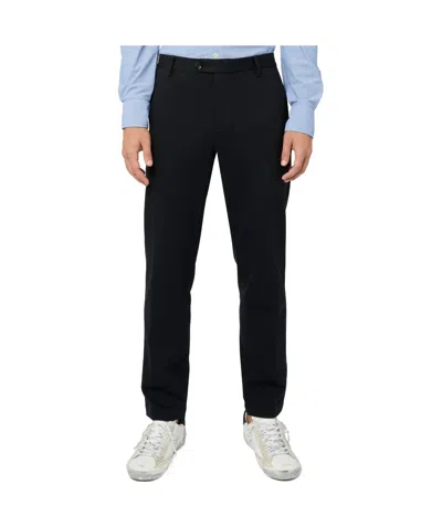 Officina 36 Belt-loop Casual Pants In Black