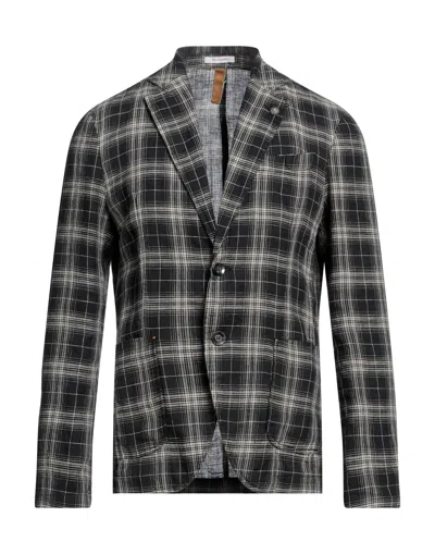 Officina 36 Suit Jackets In Black