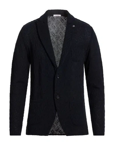 Officina 36 Man Blazer Midnight Blue Size Xl Cotton, Acrylic
