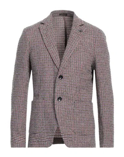 Officina 36 Man Blazer Military Green Size 40 Cotton, Wool, Polyester, Acrylic, Elastane