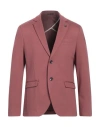 Officina 36 Man Blazer Antique Rose Size 40 Viscose, Polyamide, Elastane In Pink