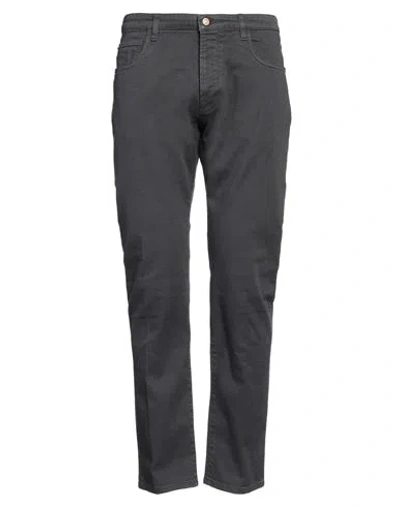 Officina 36 Man Jeans Steel Grey Size 40 Cotton, Elastane