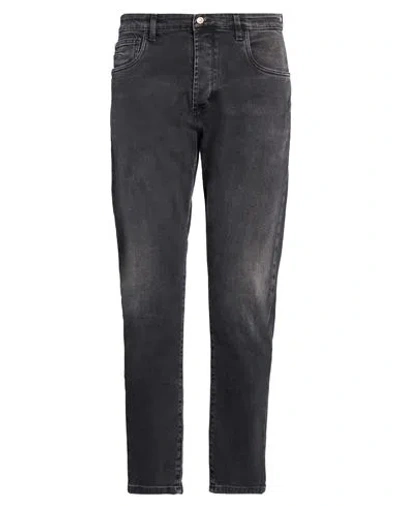 Officina 36 Man Jeans Black Size 28 Cotton, Elastane