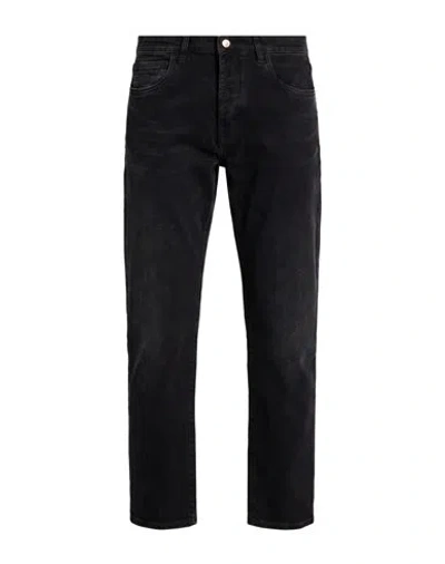 Officina 36 Man Jeans Black Size 28 Cotton, Elastane
