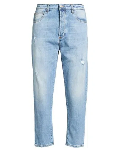 Officina 36 Man Jeans Blue Size 28 Cotton