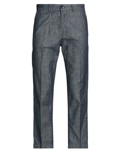 Officina 36 Man Jeans Blue Size 34 Cotton In Gray