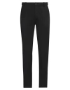 Officina 36 Man Pants Black Size 30 Linen, Cotton, Lamous