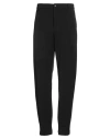 Officina 36 Man Pants Black Size 36 Polyester, Viscose, Wool, Elastane