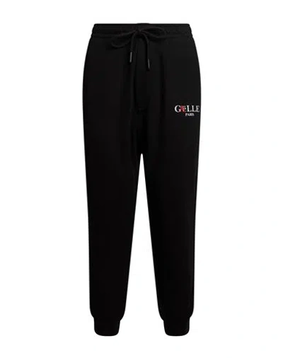 Officina 36 Man Pants Black Size M Cotton, Elastane