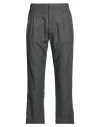 Officina 36 Man Pants Grey Size 30 Wool, Polyester In Gray