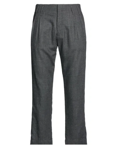 Officina 36 Man Pants Grey Size 30 Wool, Polyester In Gray