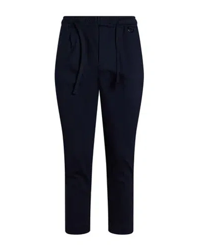 Officina 36 Man Pants Midnight Blue Size 32 Viscose, Polyamide, Elastane