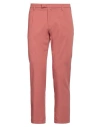 Officina 36 Man Pants Pastel Pink Size 32 Polyester, Viscose, Elastane