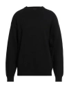 Officina 36 Man Sweater Black Size L Wool, Polyamide In Black