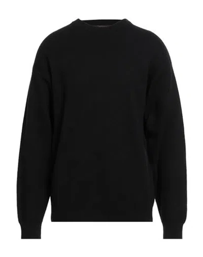 Officina 36 Man Sweater Black Size L Wool, Polyamide