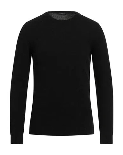 Officina 36 Man Sweater Black Size Xl Wool, Polyamide