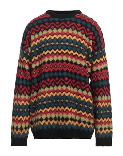 Officina 36 Man Sweater Black Size L Acrylic, Wool, Viscose, Alpaca Wool