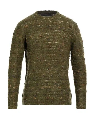 Officina 36 Man Sweater Dark Green Size Xl Acrylic, Polyester, Wool