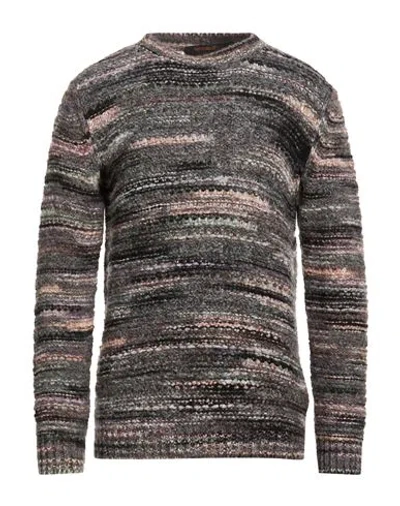 Officina 36 Man Sweater Grey Size Xl Acrylic, Wool, Polyamide In Multi