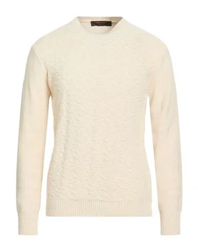 Officina 36 Man Sweater Ivory Size Xl Acrylic, Wool, Viscose, Alpaca Wool In White