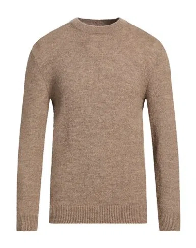 Officina 36 Man Sweater Khaki Size M Wool, Acrylic, Polyamide, Polyester In Brown