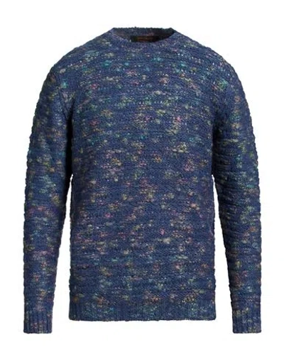 Officina 36 Man Sweater Light Blue Size Xxl Acrylic, Polyester, Wool