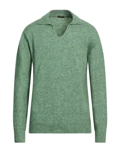 Officina 36 Man Sweater Light Green Size Xl Polyamide, Alpaca Wool, Virgin Wool, Elastane
