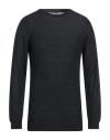 Officina 36 Man Sweater Midnight Blue Size S Merino Wool, Acrylic In Blue