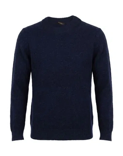 Officina 36 Man Sweater Midnight Blue Size S Wool, Acrylic, Polyamide, Polyester