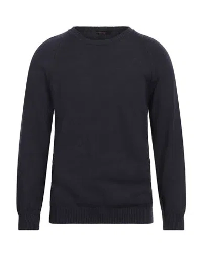 Officina 36 Man Sweater Midnight Blue Size Xxl Viscose