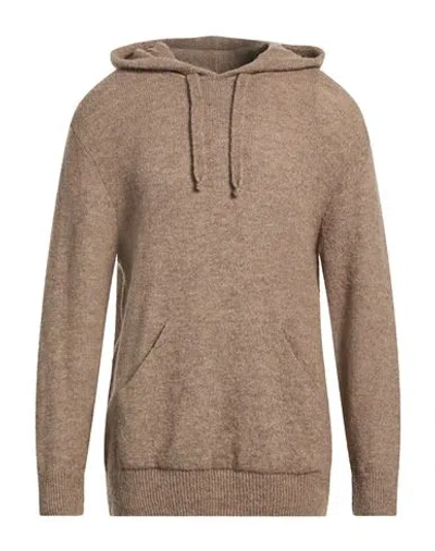 Officina 36 Man Sweater Sand Size L Wool, Acrylic, Polyamide, Polyester In Brown