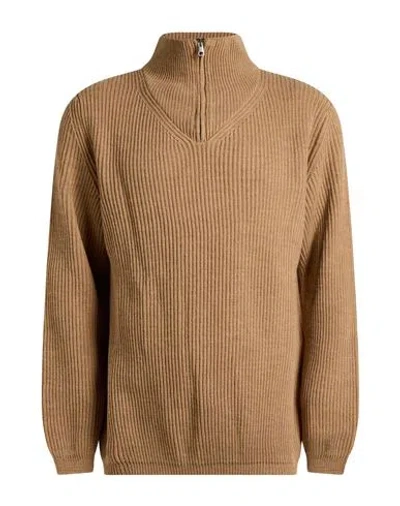 Officina 36 Man Sweater Sand Size Xl Acrylic, Wool In Multi