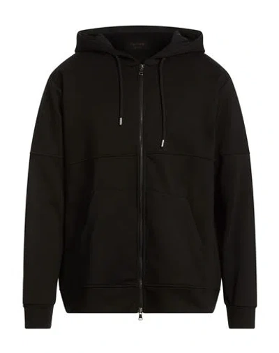 Officina 36 Man Sweatshirt Black Size L Cotton, Polyester