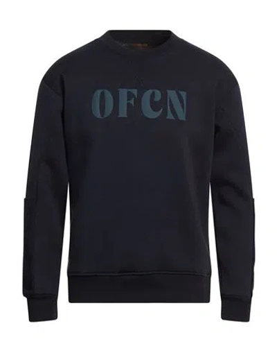 Officina 36 Man Sweatshirt Midnight Blue Size Xl Cotton, Polyester