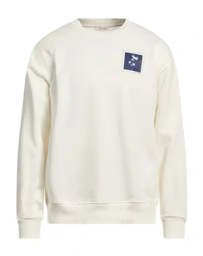 Officina 36 Man Sweatshirt White Size Xl Cotton