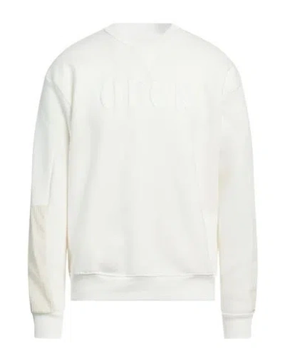 Officina 36 Man Sweatshirt White Size Xxl Cotton, Polyester