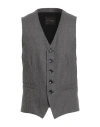 Officina 36 Man Tailored Vest Grey Size Xl Cotton, Polyester, Acrylic, Wool