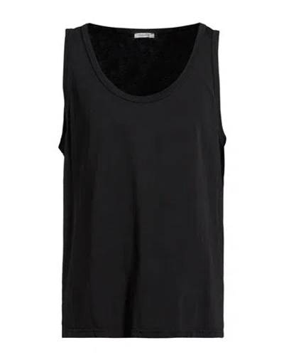 Officina 36 Man Tank Top Black Size Xxl Cotton