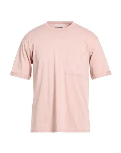 Officina 36 Man T-shirt Blush Size L Cotton In Pink