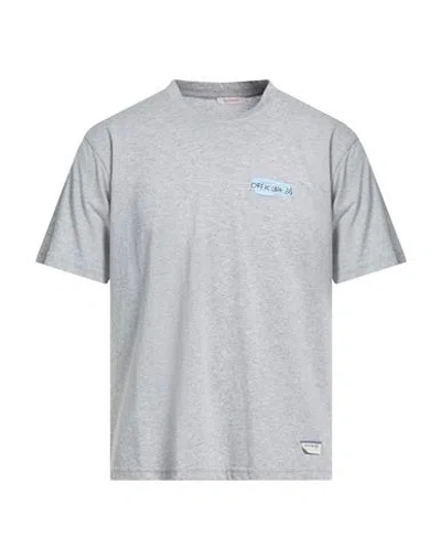 Officina 36 Man T-shirt Light Grey Size Xl Cotton In Gray