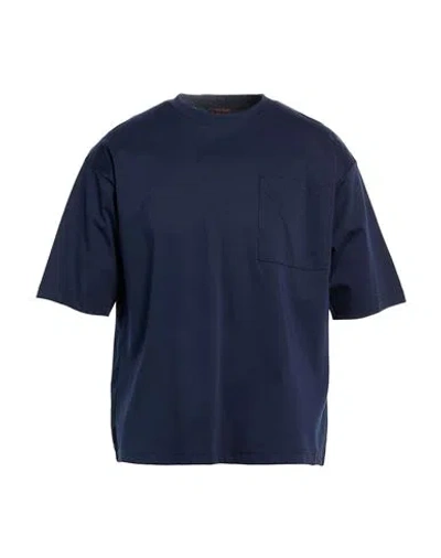 Officina 36 Man T-shirt Midnight Blue Size Xl Cotton