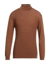 Officina 36 Man Turtleneck Brown Size Xxl Virgin Wool, Acrylic
