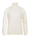 Officina 36 Man Turtleneck Ivory Size Xxl Viscose In White