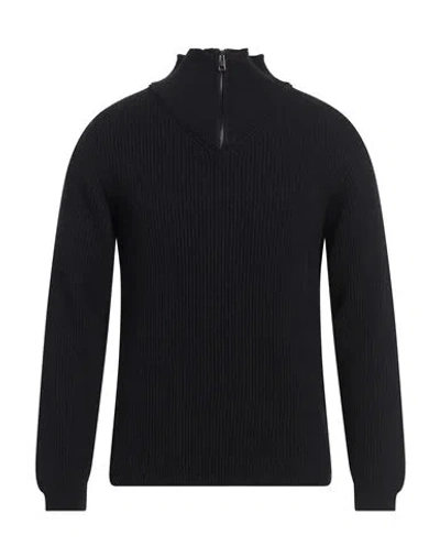 Officina 36 Man Turtleneck Midnight Blue Size S Wool, Acrylic